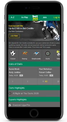 home applications bet365 on iphone