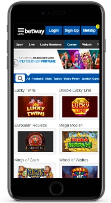casino in betway mobile app on iphone