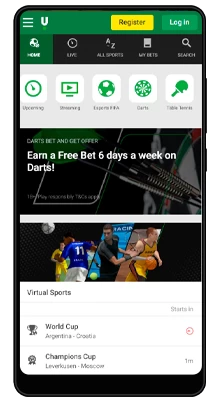 sports betting line in unibet android mobile app