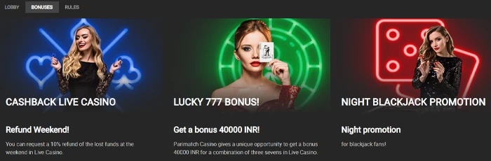 bonus parimatch casino