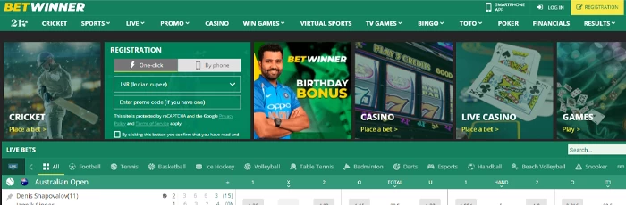 betwinner india review