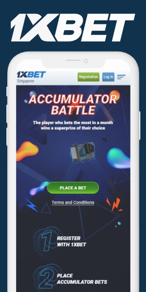 1xbet accumulator
